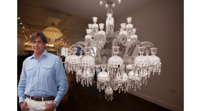 A thing of bling: Baccarat’s $170,000 chandelier lands in New York